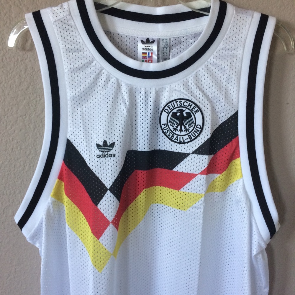 Adidas Germany Soccer Jersey tank dress white - Picture 4 of 8